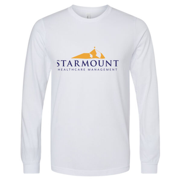 Starmount Printed - Unisex Heather CVC Long Sleeve Tee Thumbnail