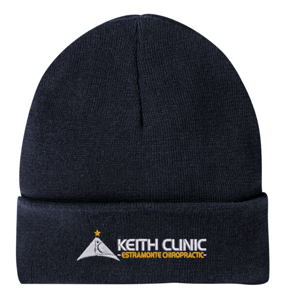 Keith Clinic Embroidered - Re Beanie Thumbnail