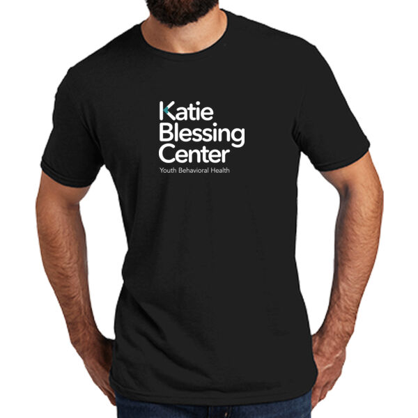 Printed Katie Blessing Center - Unisex Tri Blend Tee Thumbnail