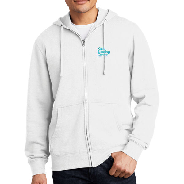 Printed Katie Blessing Center - Fleece Full Zip Hoodie Thumbnail