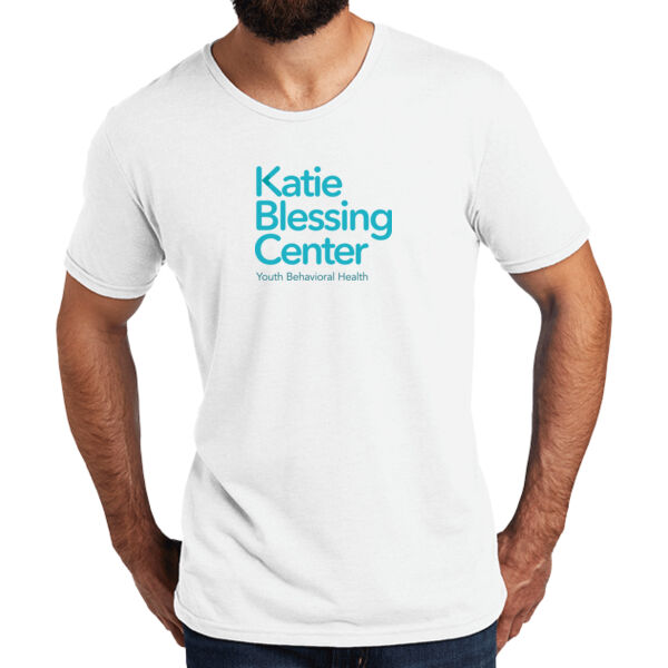 Printed Katie Blessing Center - Unisex Tri Blend Tee Thumbnail
