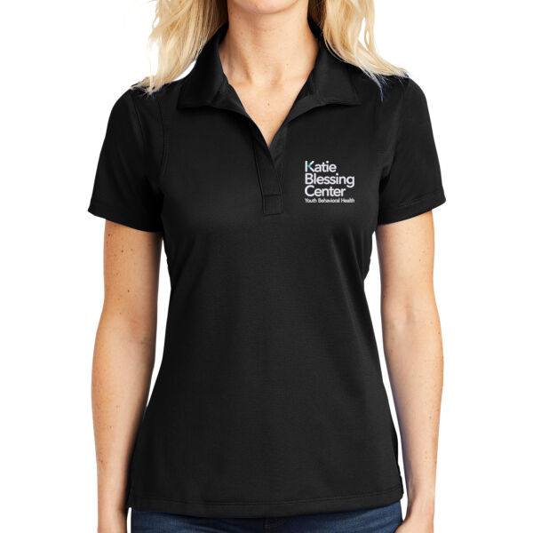 Embroidered Katie Blessing Center - Ladies Micropique Sport Wick ® Polo Thumbnail