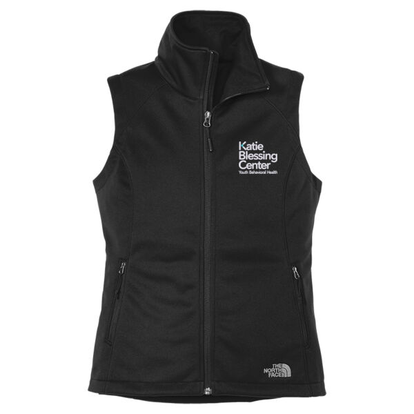 Embroidered Katie Blessing Center - Ladies Ridgewall Soft Shell Vest Thumbnail